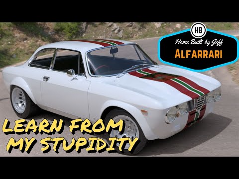 Learn from my stupidity - Ferrari engined Alfa 105 Alfarrari build part 117