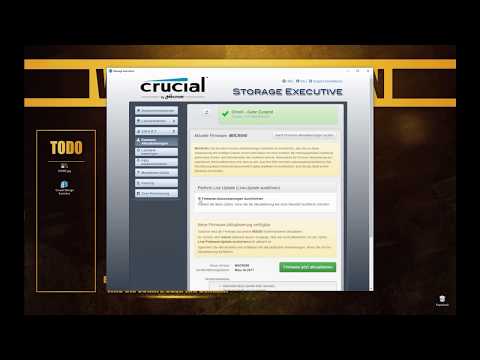 Firmware einer (Crucial MX300) SSD Festplatte aktualisieren | Windows Computer PC