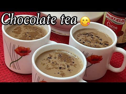 Chocolate Tea without Chocolate | Winter Special Chocolate tea | Chocolate Tea Recipe | Cocoa Tea