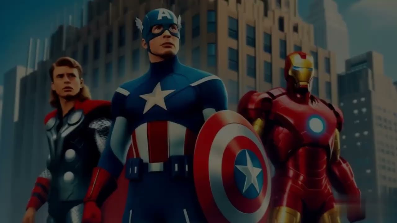 Justice League vs Avengers - 1950's Super Panavision 70 trailer