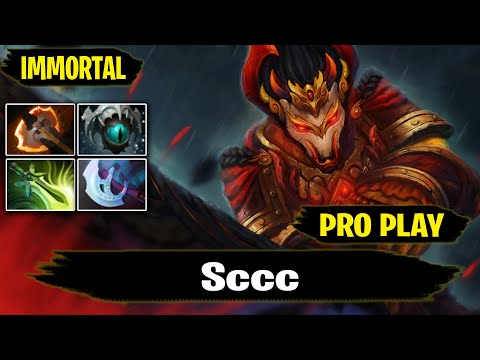 Juggernaut Pro Gameplay by Sccc IMMORTAL Rank Dota 2