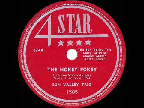 1st RECORDING OF: The Hokey Pokey - Sun Valley Trio (1950)