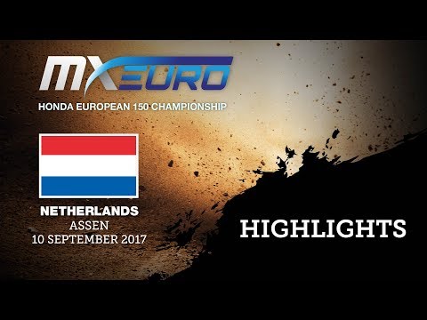 Honda EMX150 Race2 Highlights - MXGP of Netherlands 2017