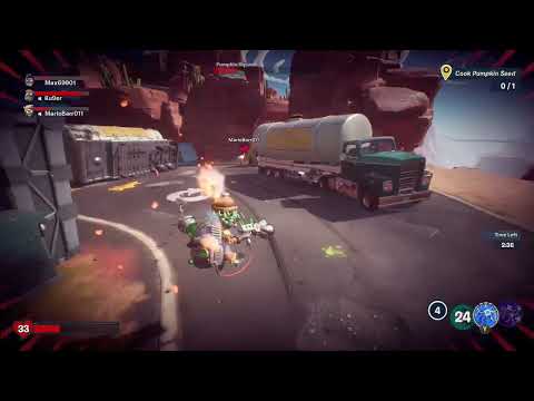 Defeated the Spooky Squash Elite Boss as Steam Blaster in BFN Graveyard Ops (Full Team ft. PVZ Jack)