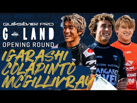K.Igarashi, G.Colapinto, M.McGillivray | Quiksilver Pro G-Land - Opening Round Heat Replay