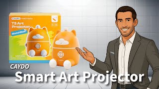 Caydo T3 AI power Smart Drawing Projector -Easy Setup & Auto Correction, Photo-to-Sketch Magic
