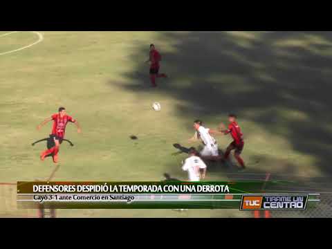 Federal B 18ª fecha: Comercio 3 - Defensores de Esquiú 1