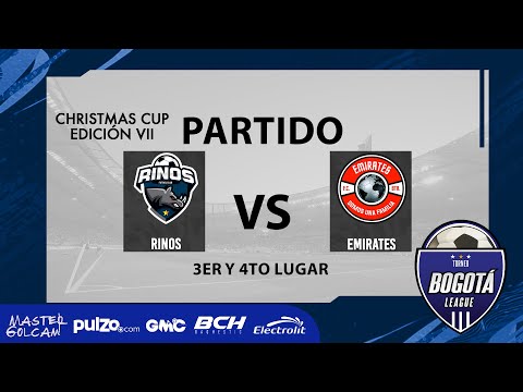 3ER Y 4TO Lugar Masculina Bogotá League F11 Rinos VS Emirates