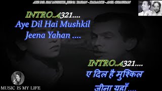 Download lagu Aye Dil Hai Mushkil Jeena Yahan Karaoke With Scrolling Lyrics Eng. & हिंदी mp3