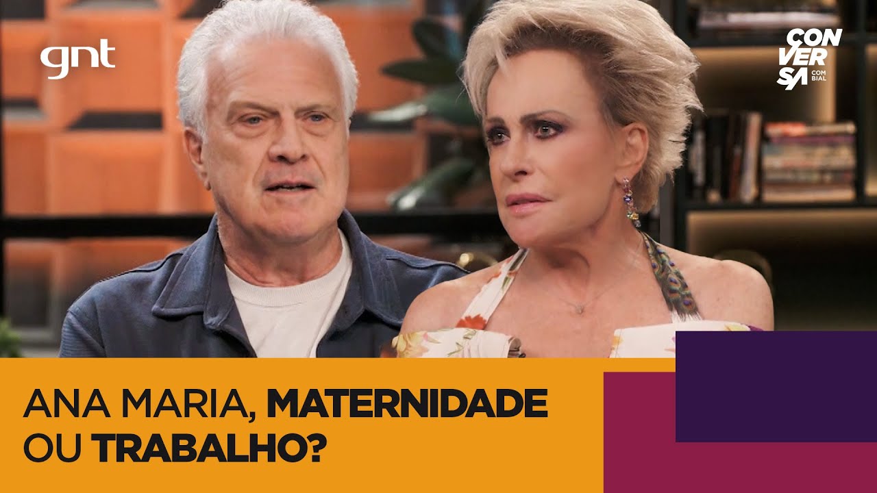 Ana Maria Braga fala da paixão pela profissão e o equilíbrio com a vida pessoal! | Conversa com Bial