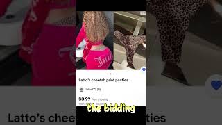 Latto tried to sell her used panties on ebay to prove she has more than 1 pair