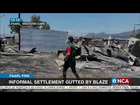 Informal settlement gutted by blaze