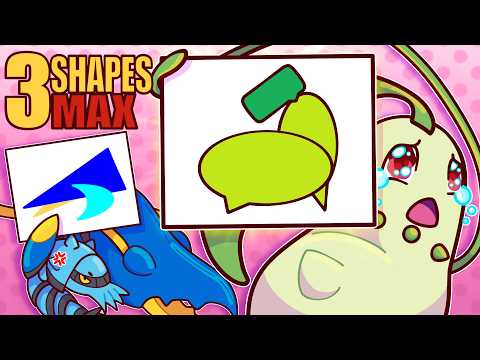 Guess the Pokemon, but you only get THREE shapes