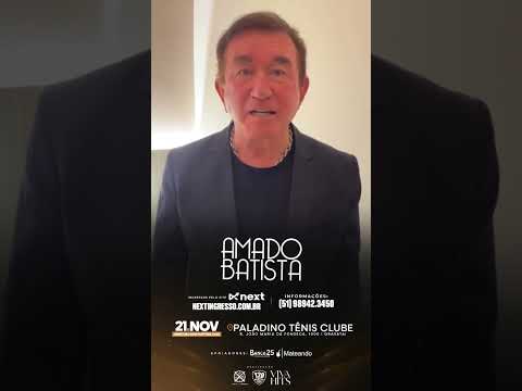 Amado Batista Chamada de Show Gravataí Rio Grande do Sul - 2025