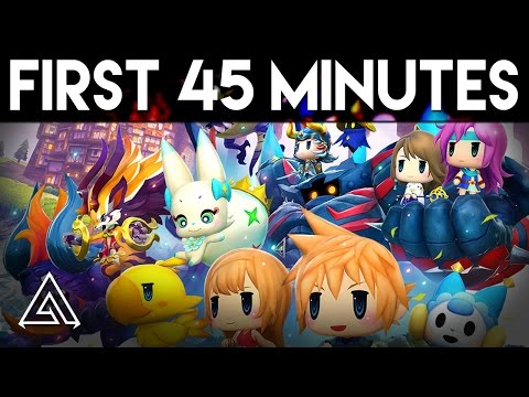 World of Final Fantasy | Gameplay Part 1 - First 45 Minutes