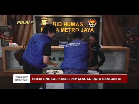 PRESISI UPDATE : POLDA METRO JAYA  UNGKAP PEMALSUAN DATA DENGAN AI 08/02/2025 13.00