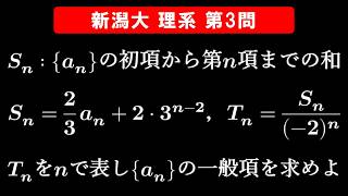 【難易度☆☆】2026年 新潟大学 理系 数学 第3問