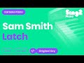 LATCH (Acoustic) [Piano Karaoke Demo] Sam ...
