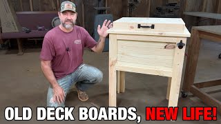 Turn Scrap Wood Into This Fully Functional Patio Cooler