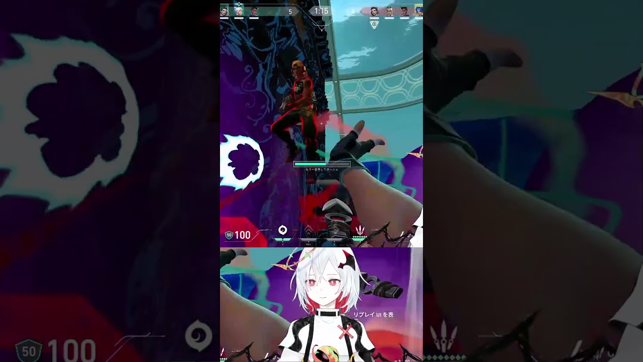 レイズの相手目線見るの楽しいゴンスね #ミラ #valorant #valorantclips #vtuber #切り抜き