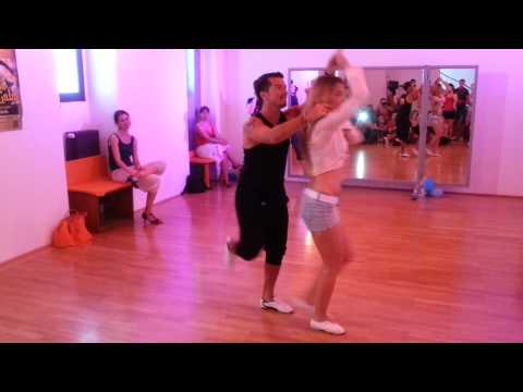 Oliver Pineda & Kate Gutnichenko - Salsa Partnerwork on 2 @ Mi Manera dance studio - Vienna -