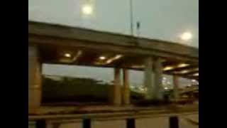 preview picture of video 'Flyover headed to departure area of Kolkata Airport'