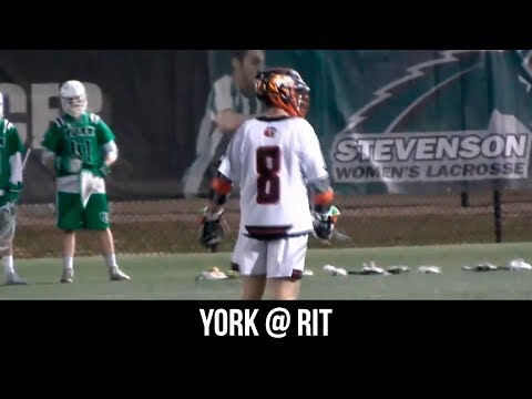 York vs RIT Lacrosse Highlights (2019 NCAA Division III Lacrosse)