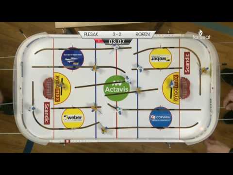 European Table Hockey Championship 2016: Pavel Plesak (CZE) - Andreas Roren (NOR)