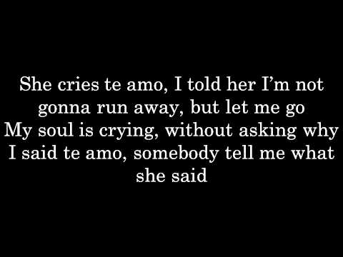 Rihanna - te amo lyrics