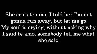 Rihanna - te amo lyrics