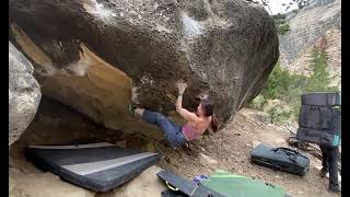 Video thumbnail of Rawhide, V6. Joe’s Valley