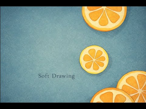 Relaxing Digital Art 🍋| Soft Citrus Illustration & Lofi Jazz