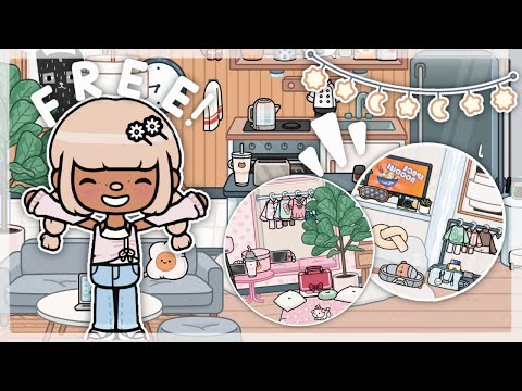 Turning The Mall Into A FREE HOME 🏡 | *with voice* | Toca Boca House Tour 