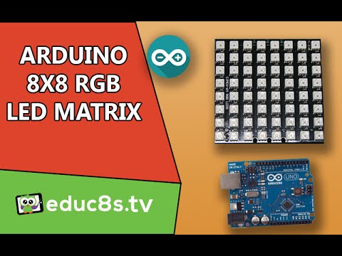 8*8 Matrix Board RGB video