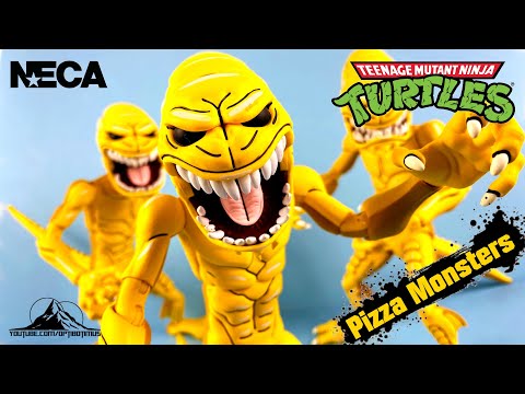 NECA Toys Teenage Mutant Ninja Turtles PIZZA MONSTERS Video Review