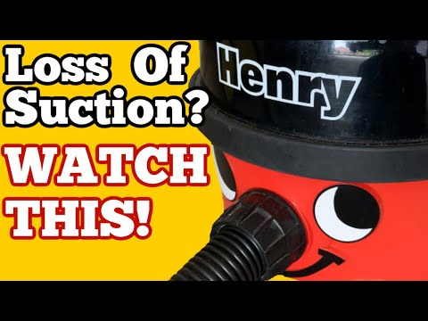 Henry Hoover No Suction? FIXED in 3 MINUTES