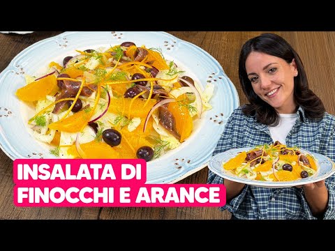 INSALATA DI FINOCCHI E ARANCE alla SICILIANA: il contorno fresco, leggero e facilissimo