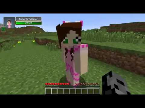 Pat and Jen PopularMMOs Minecraft DOLL KING CHALLENGE GAMES Lucky Block Mod Modded Mini Ga