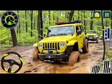 4x4 Offroad Jeep Driving Simulator 3D - Drive SUV 4x4 jeep Offroad Game - Android GamePlay