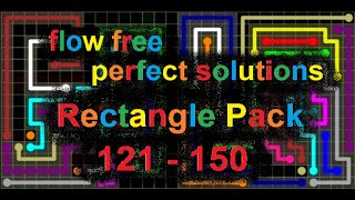 Flow Free - Rectangle Pack - Perfect Solutions for
