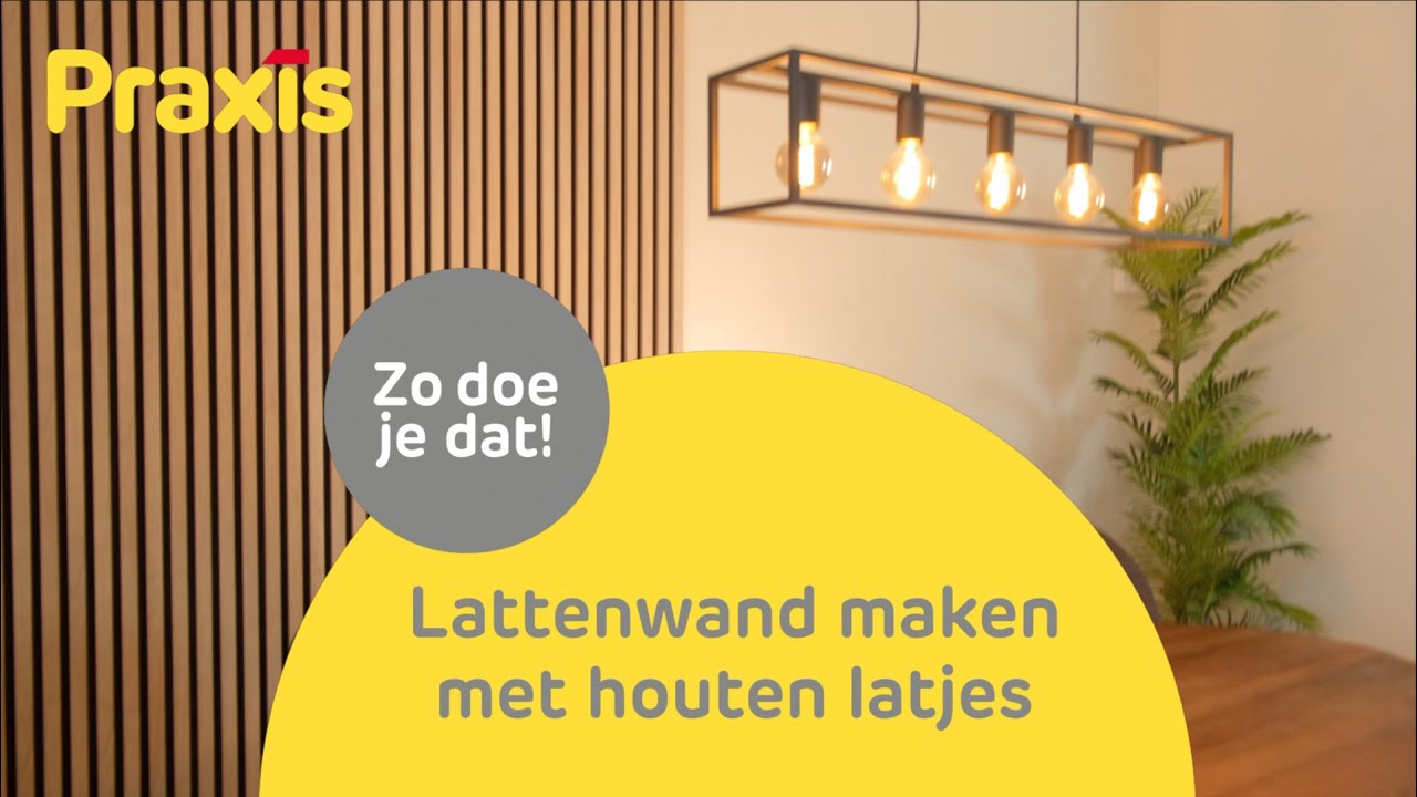 Lattenwand maken met houten latjes | Zo doe je dat!