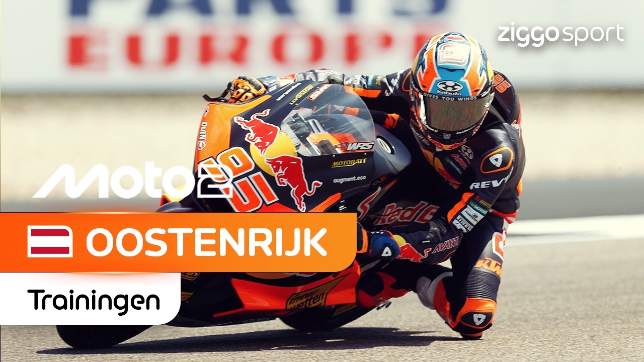 COLLIN VEIJER BREEKT SLEUTELBEEN BIJ CRASH OP DE RED BULL RING!!!😱 | Trainingen Oostenrijk | Moto2