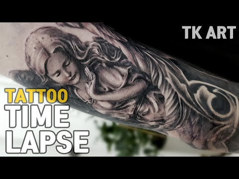 Tattoo Time Lapse Skull on Shin by Shawn Will  Ratta Tattoo