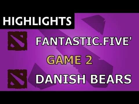 Fantastic.Five' vs Danish Bears [Game 2] WellPlay Invitational by VitalBet - Dota Highlights
