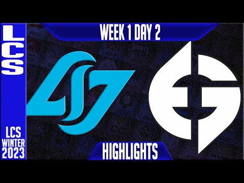 CLG vs EG Highlights | LCS Winter 2023 W1D2 | Counter Logic Gaming vs Evil Geniuses
