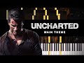 Uncharted (Main Theme: Nate's Theme) - Piano Tutorial