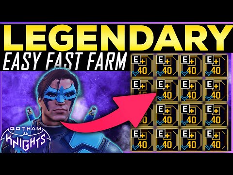 Gotham Knights BEST LEGENDARY FARM - How to Get Legendary Items Fast Tips and Tricks