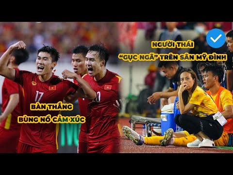 Bàn thắng bùng nổ cảm xúc của Nhâm Mạnh Dũng tại chung kết SEA Games 32 khiến người Thái gục ngã