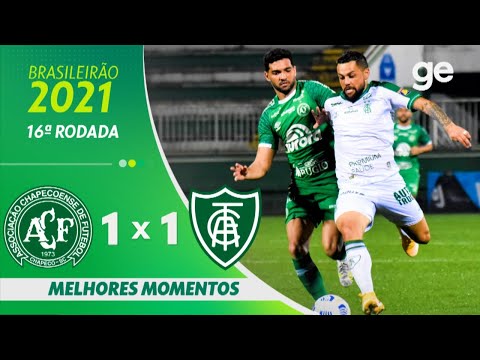 CHAPECOENSE 1 X 1 AMÉRICA MG | MELHORES MOMENTOS | 16ª RODADA BRASILEIRÃO SÉRIE A 2021 | ge.globo