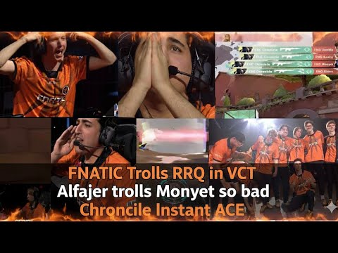Fnatic trolls RRQ in VCT Paris | FNC beats RRQ, Alfajer and boaster trolls RRQ Team and Monyet #vct